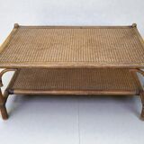 Rattan coffee table