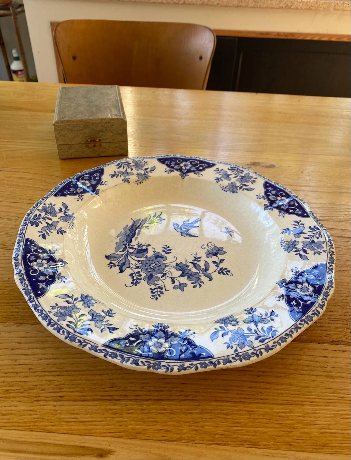 Large round and hollow dish from Gien