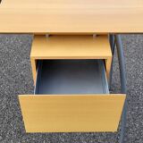 Jean Nouvel Edition Ligne Roset desk with its original lamp created for Relais Châteaux 1980