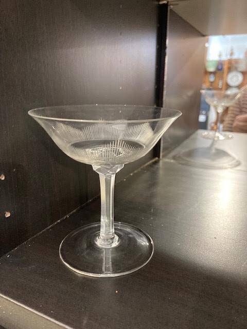 Art Deco crystal service