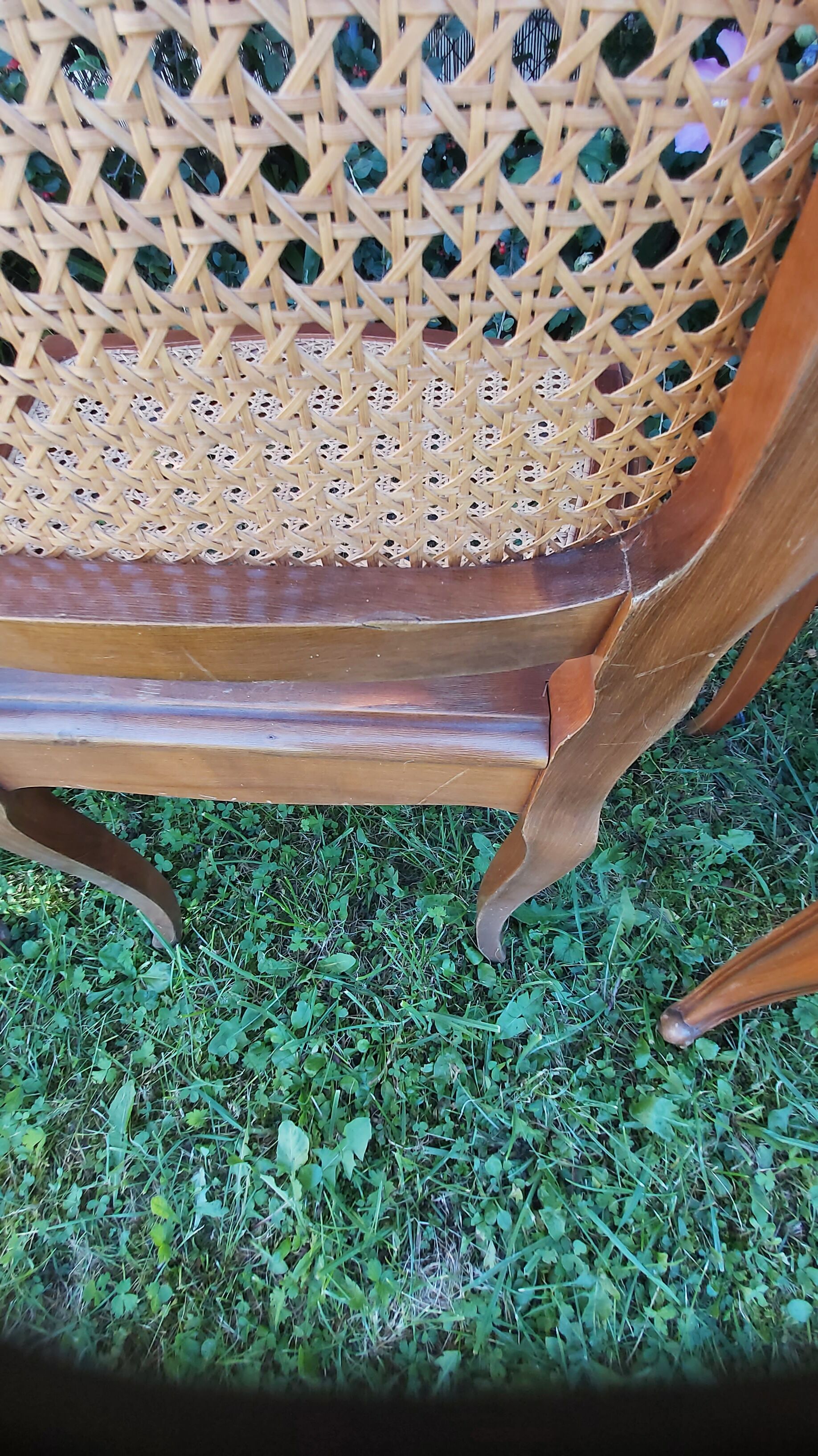 set of 4 regency style chairs