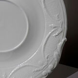 Very large centrepiece dish Lafarge & Co Limoges porcelain vintage