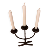 Brutalist pair of candlesticks
