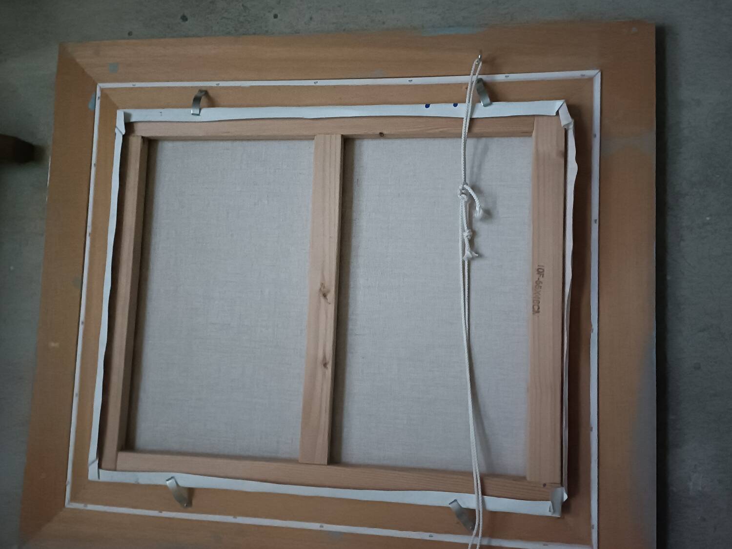 Painting, oil on canvas signed