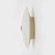 Stilnovo Textured Glass Flush Mount Ceiling Lamp, Italy 1950s