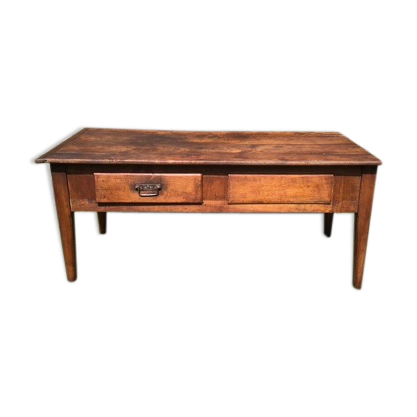 Solid wooden farm table mid-20th century