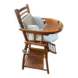 Vintage wooden high chair