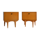 Paire de chevets des années 60 vintage
