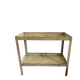 Beige metal shelf