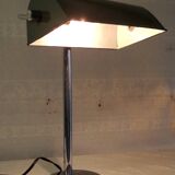Art Deco table lamp in chrome metal - 1940s/50s
