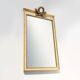 French gild and creme framed Louis Philippe style mirror
