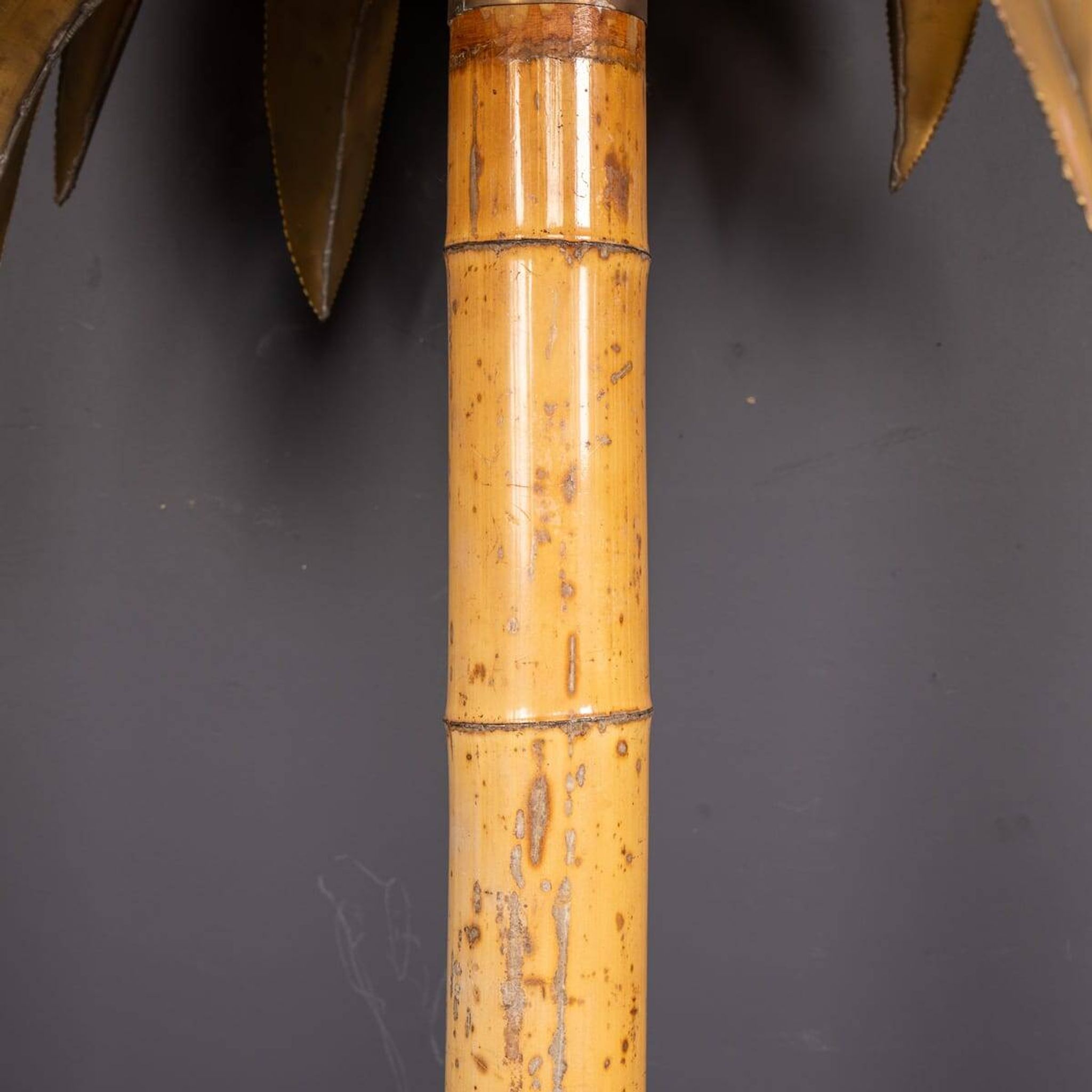 20thC French Palm Tree Floor Lamp, Christian Techoueyres For Maison Jansen