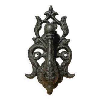 Antique cast iron door knocker/hammer