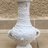 Set of 3 bleached vintage vases