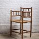 Chaise fuseaux, début 1900 Pays-Bas