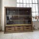 XXL oak display cabinet furniture