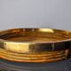 Rattan and brass top, Italy, 1970