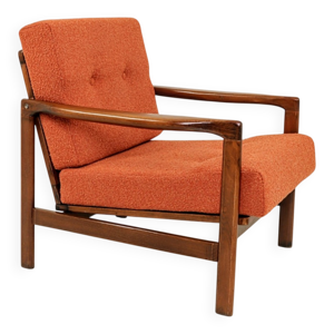 Modern longue chair terracotta