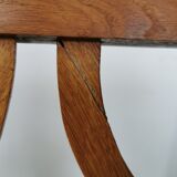 Art deco oak armchair 1940/1950