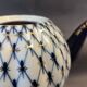 Lomonosov Imperial Porcelain XXL 2000ml Teapot Cobaltnet 22 Carat Gold