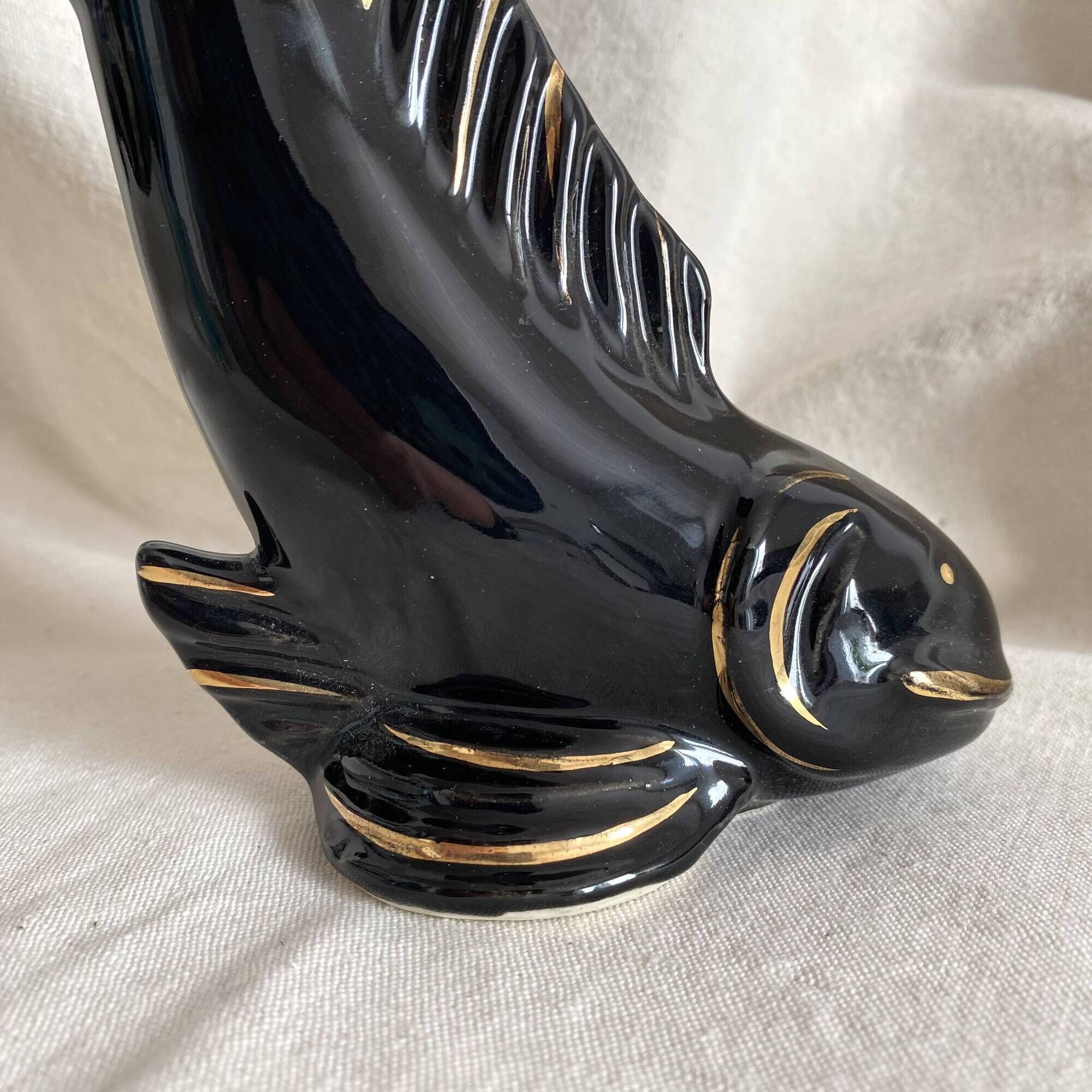 60s fish vase