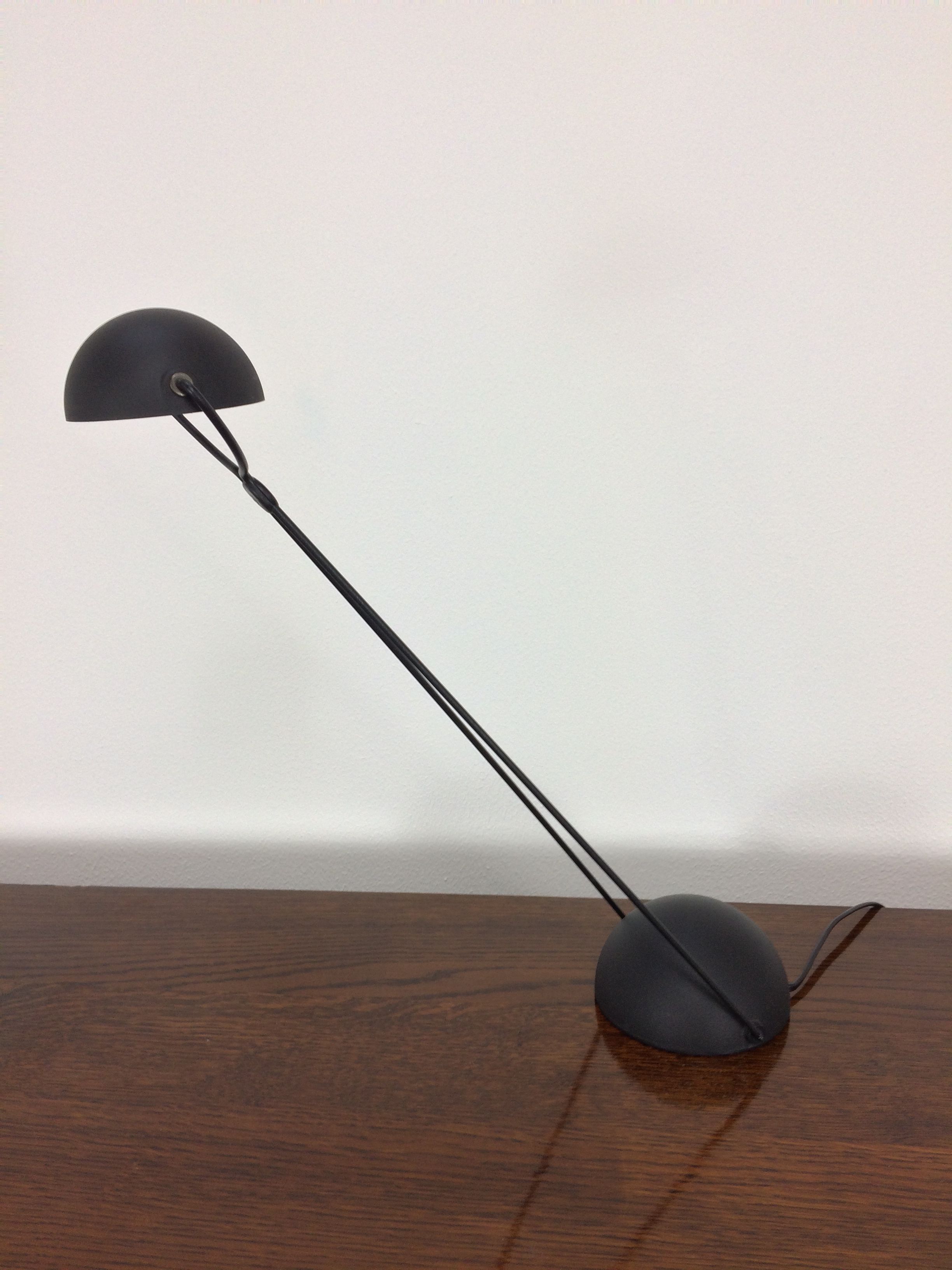 Lamp Meridiana by Paolo Piva for Stefano Cevoli, matte black