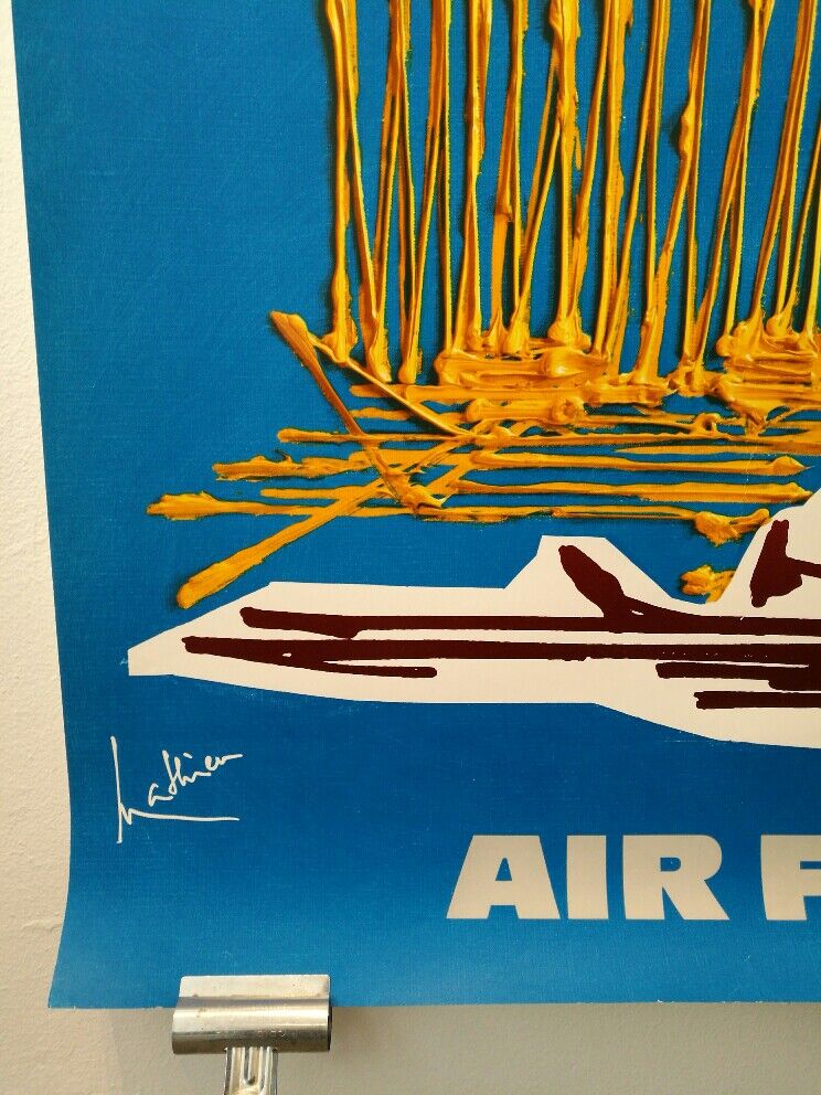 Original poster Air France Circa 1970