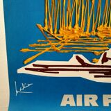 Original poster Air France Circa 1970