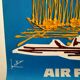 Affiche originale Air France Circa 1970