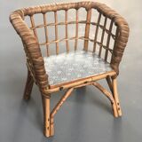 Rattan doll lounge