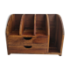 Mango wood office organizer
