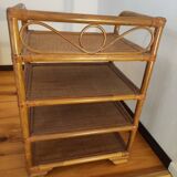 Rattan shelf