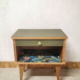 Vintage bedside compass feet