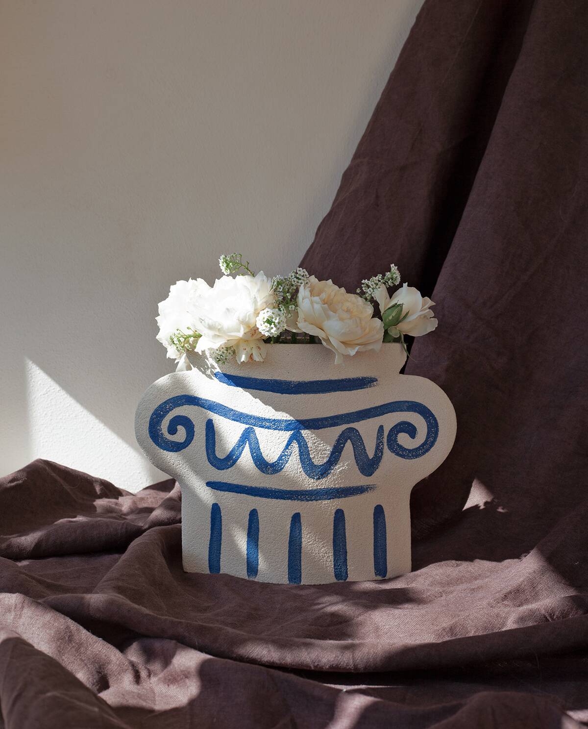 Vase En Céramique ‘Colonne Grecque’