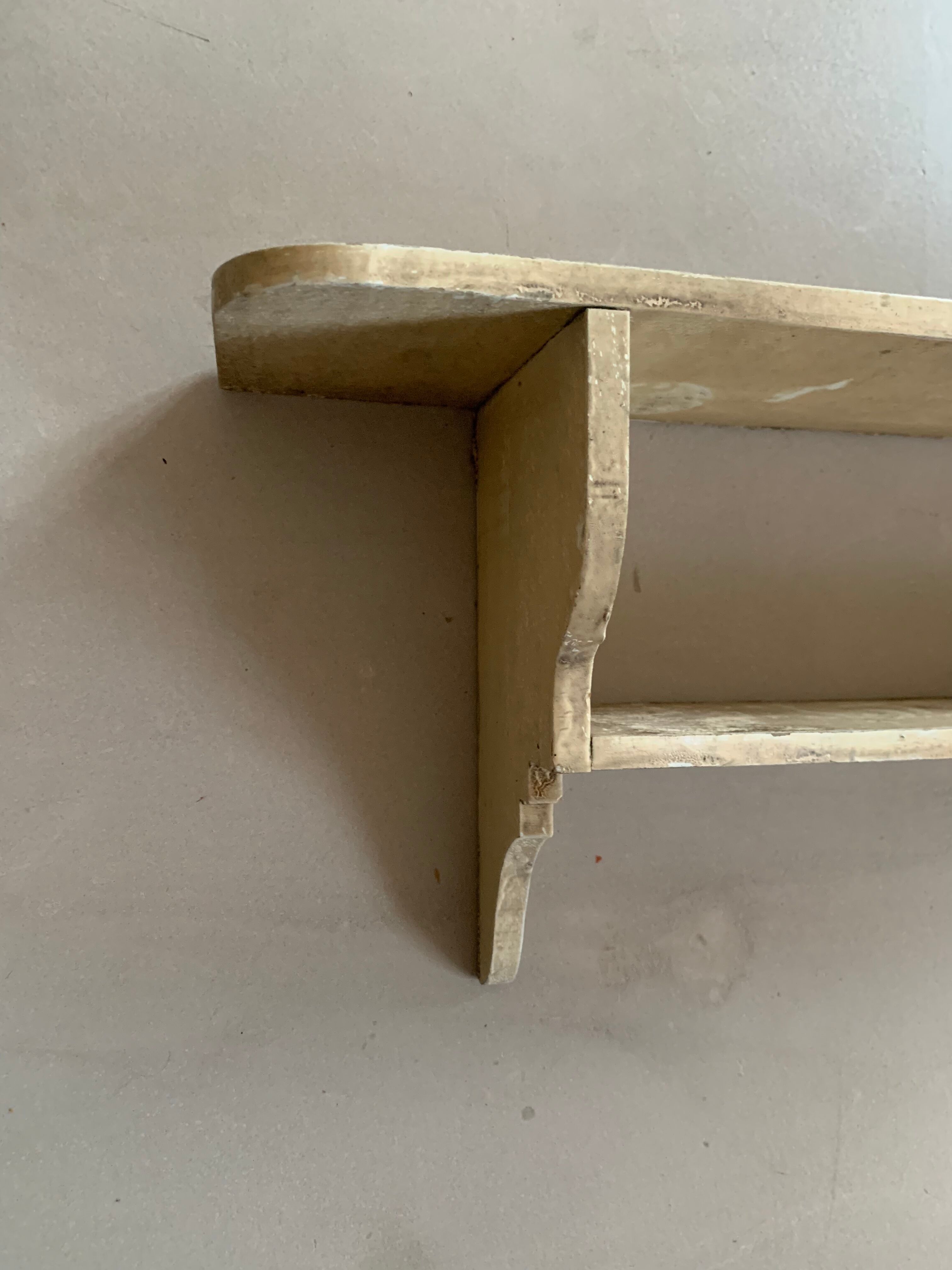 Antique wall shelf