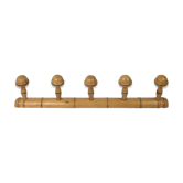 Coat rack in wood 5 hooks
