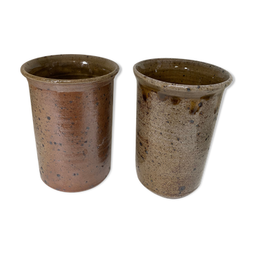 Paire de mugs en grès