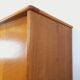 Vintage oak wardrobe from the 1960s.