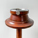 Wooden ashtray on foot 1960s par-fumee