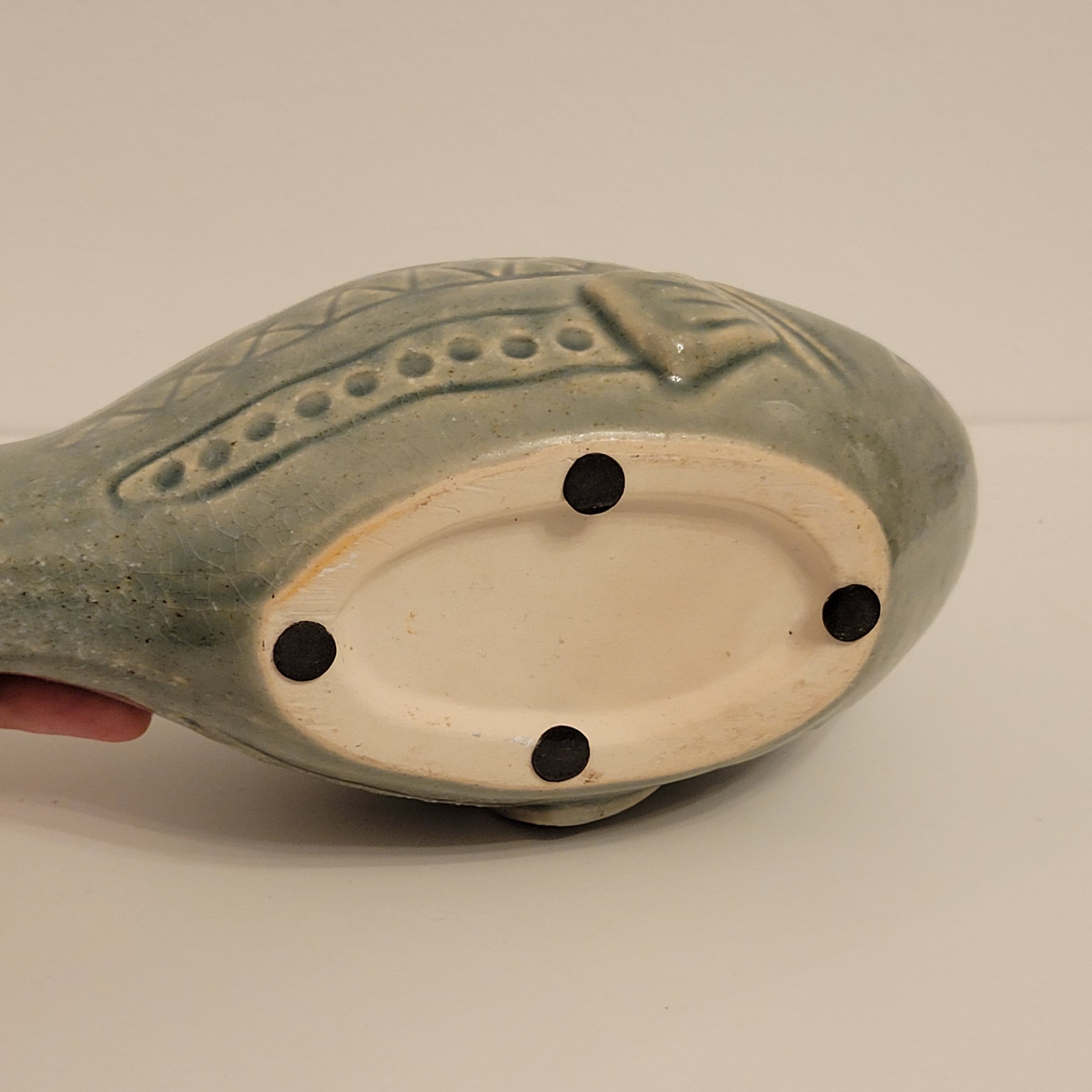 Fish ceramic pot cover