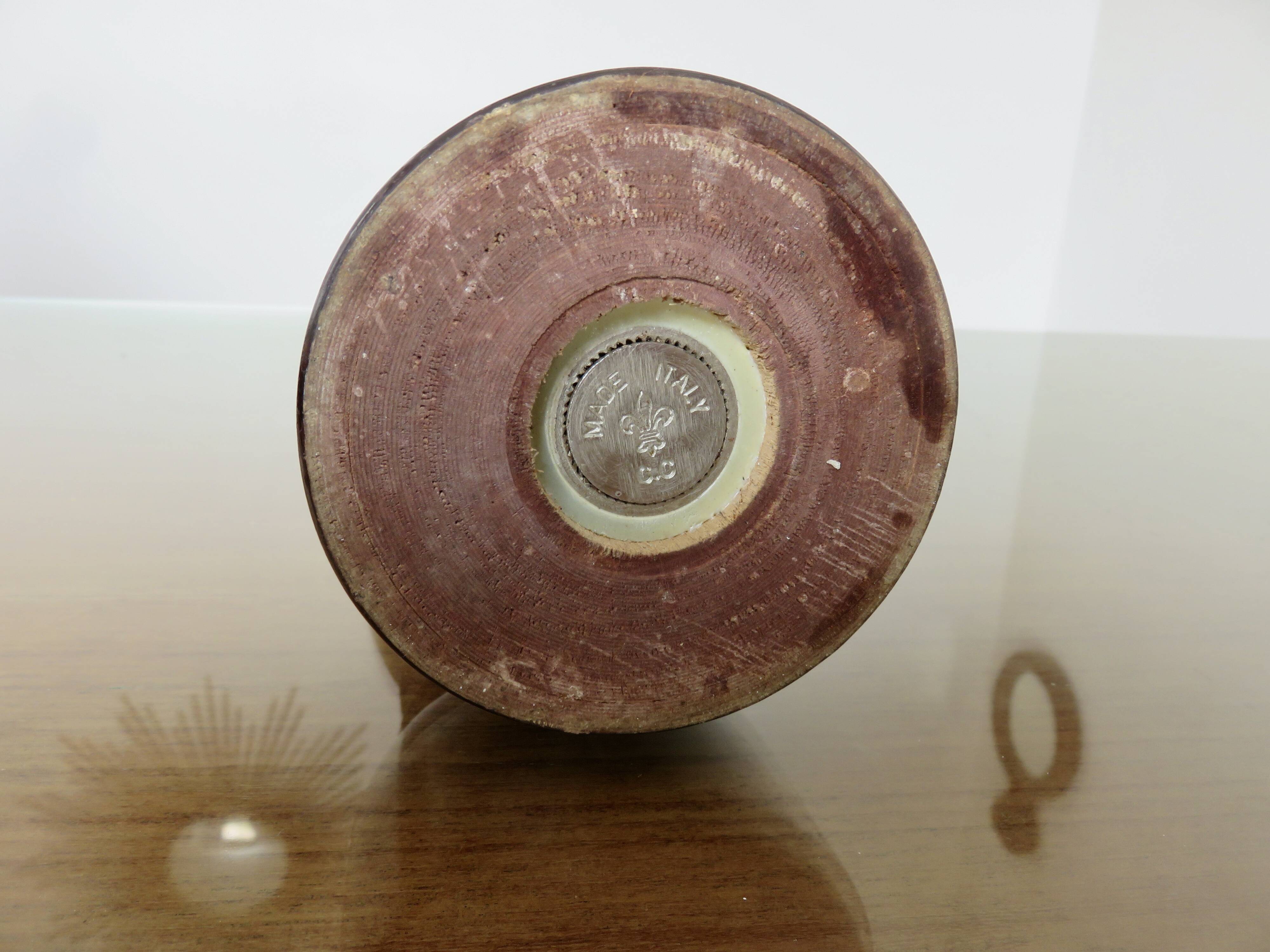 Xxl pepper mill by "chiaruzi" "cc" florence, italy, lacquered wood, 1970