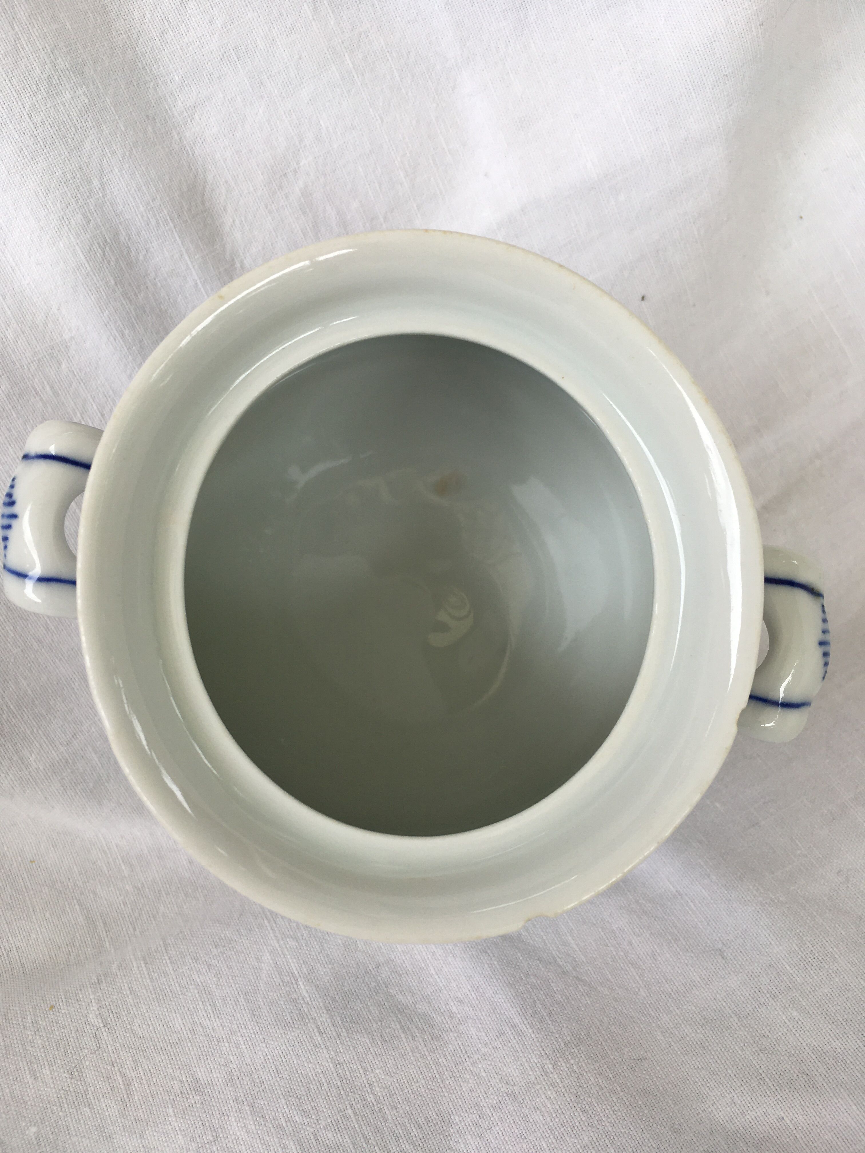 Porcelain sugar bowl