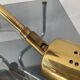 Articulated lamp Deknudt brass, 70s