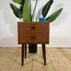Danish teak bedside table – Scandinavian mid-century design, 1960s