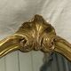 Wooden mirror and gilded stucco decoration palmette era Louis XV 18th 31x45cm