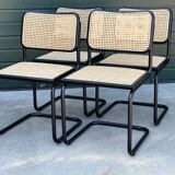 Cesca design chair b32 model in black set of four