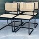 Cesca design chair b32 model in black set of four