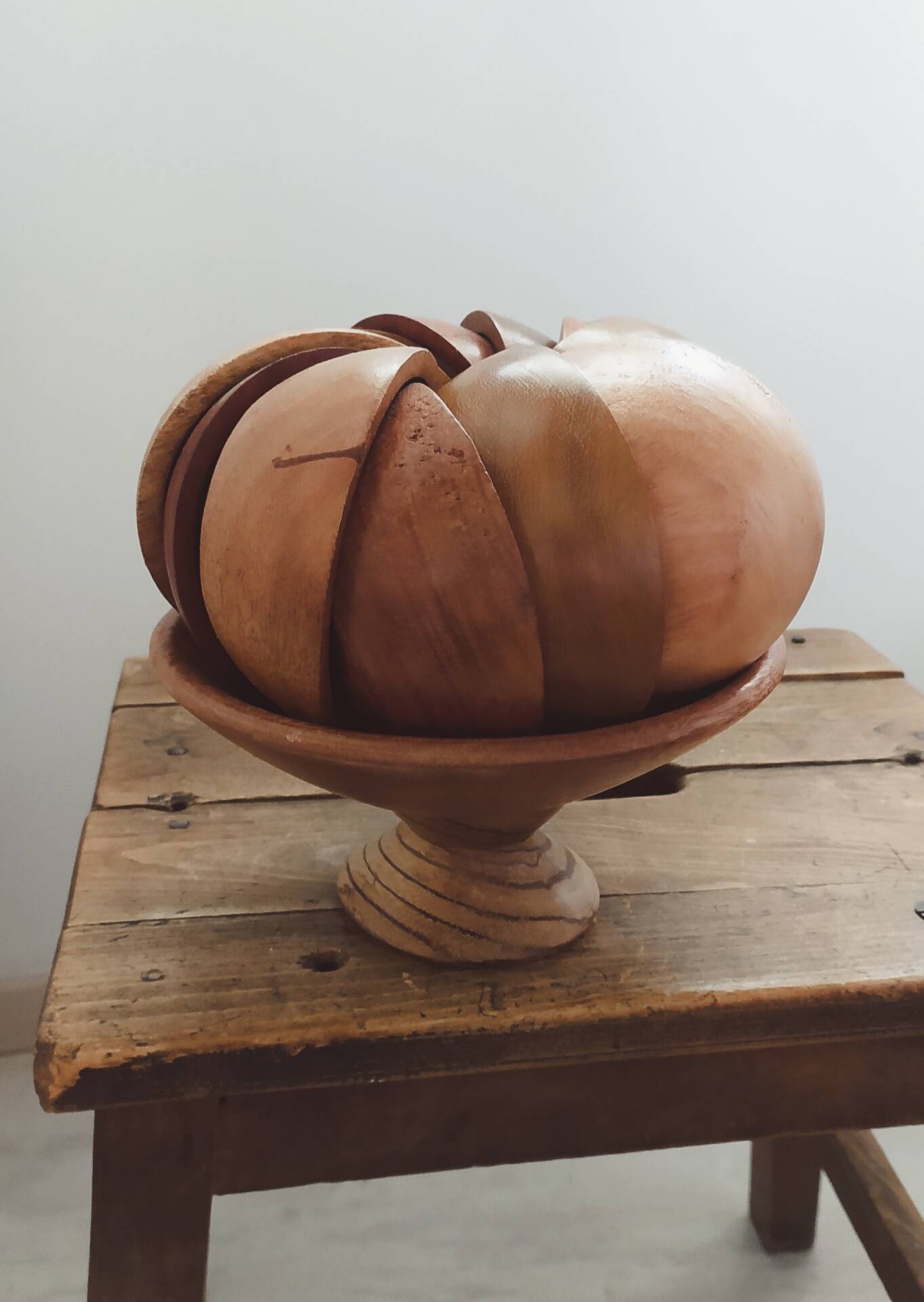 Cups and bowls • Wooden aperitif set • Cameroon