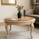 Louis XV coffee table in ochre marble