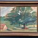 Huile su panneau suédoise – “Arbre majestueux” par Erling Lundquist